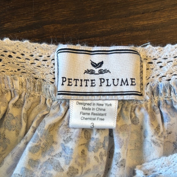 Floral Blue Kids Casual Dress - Picture 10 of 10